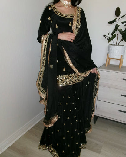 Veni Sharara Black