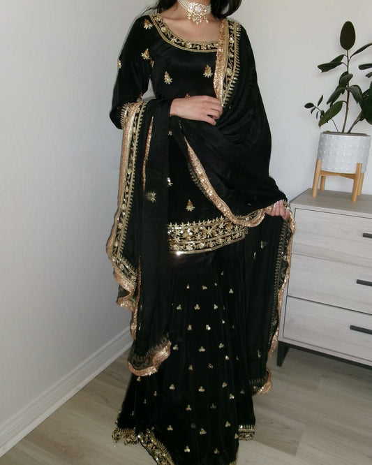 Veni Sharara Black