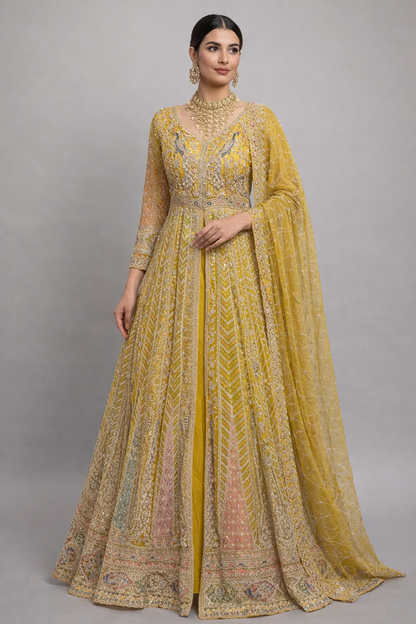 Ravina Fully Stitched Yellow