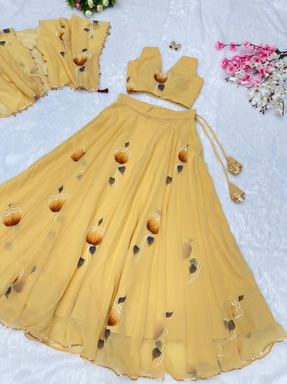 Jenny Fully Stitched Lehenga Yellow