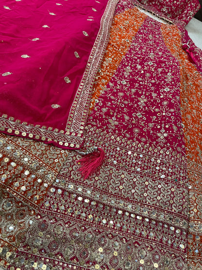 Multi Fully Stitched Lehenga