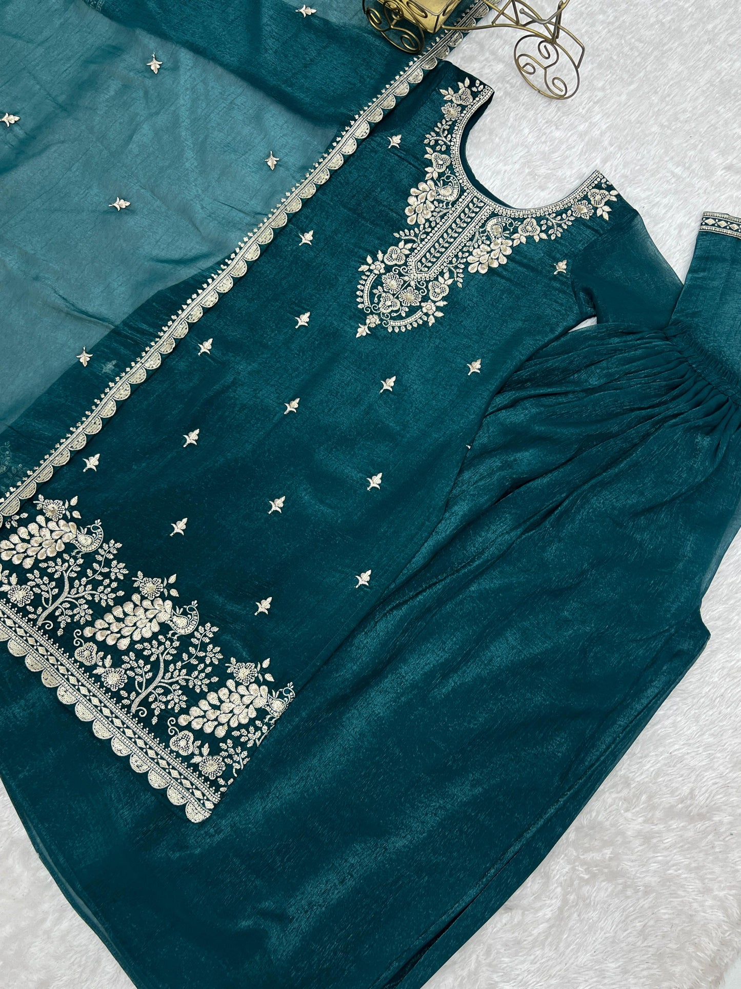 Iniya Sharara Blue