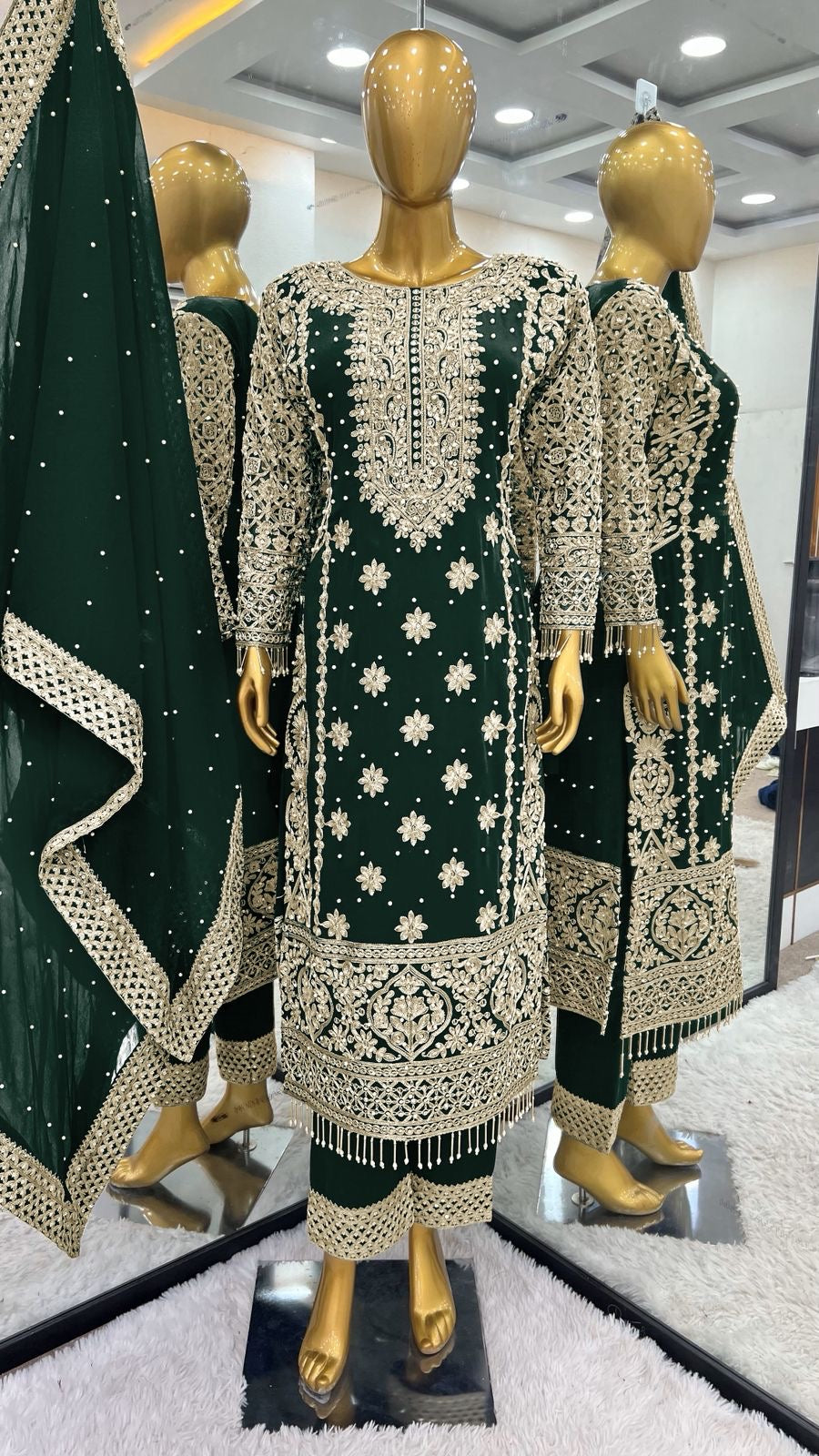 Zariyah Sharara Dark Green