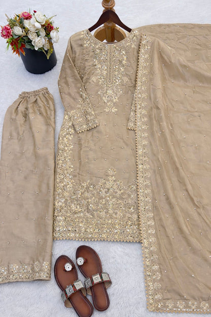 Mahira Sharara Beige
