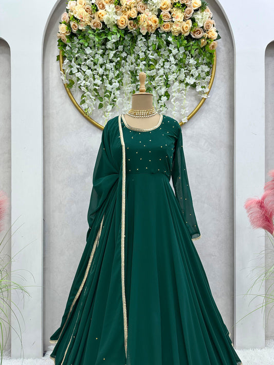 Green Salwar