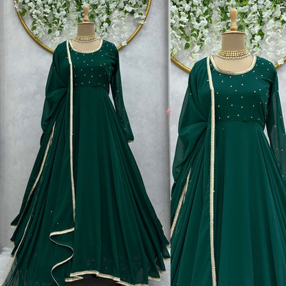 Green Salwar