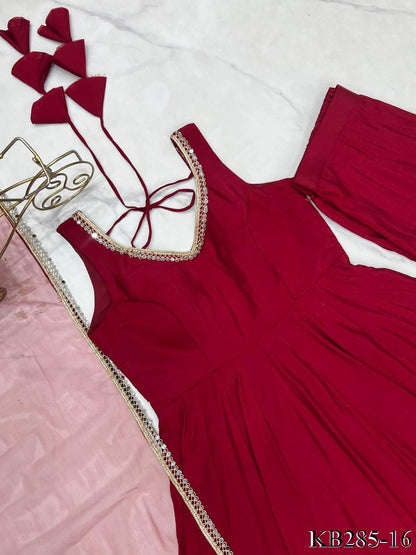 Inaya Anarkali Maroon