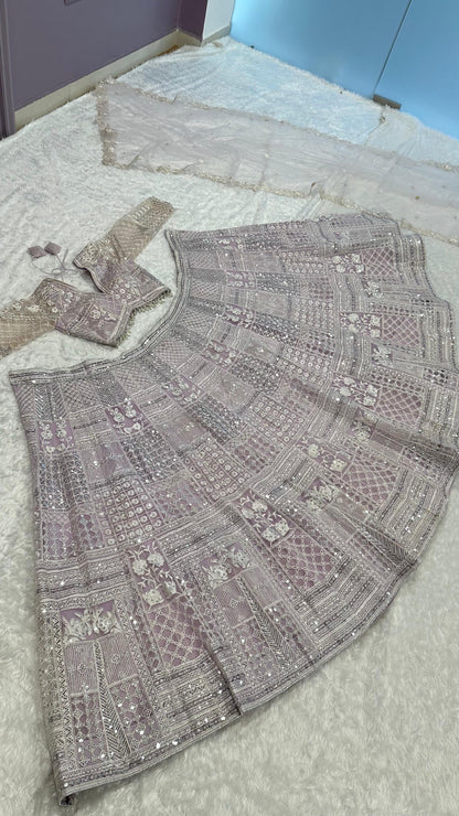 Karan Unstitched Lehenga