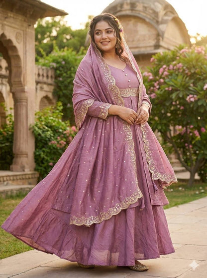 Vina Anarkali Lilac