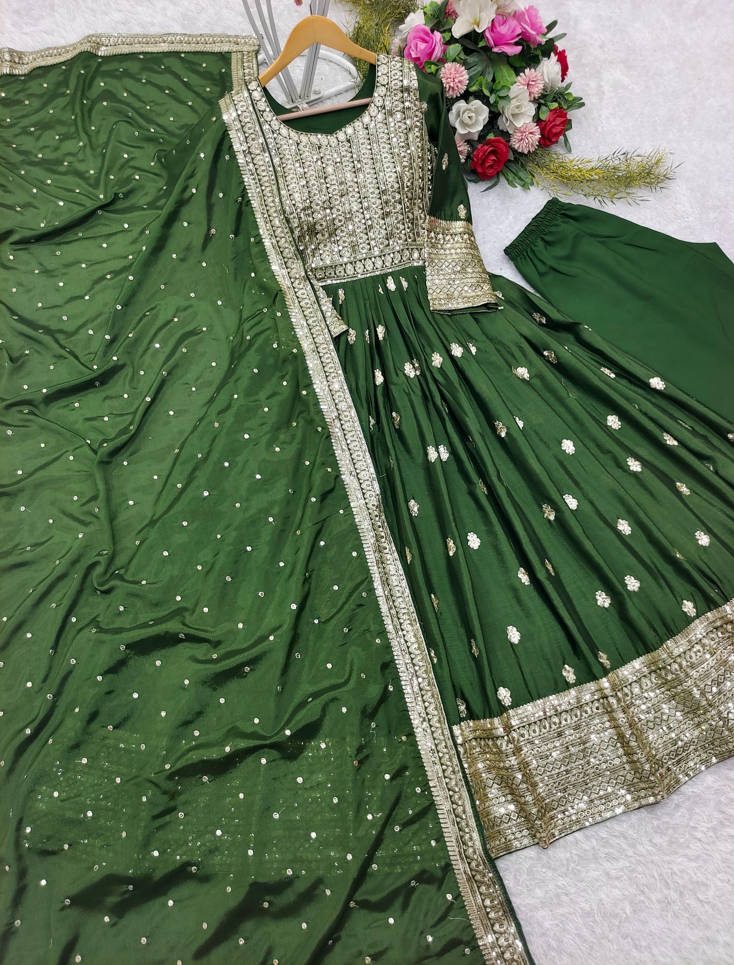 Prithvi Anarkali Green
