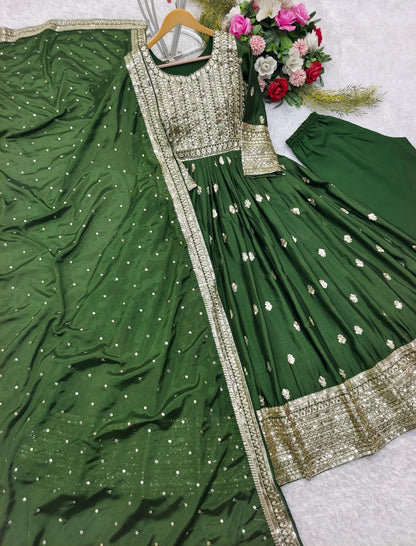 Prithvi Anarkali Green