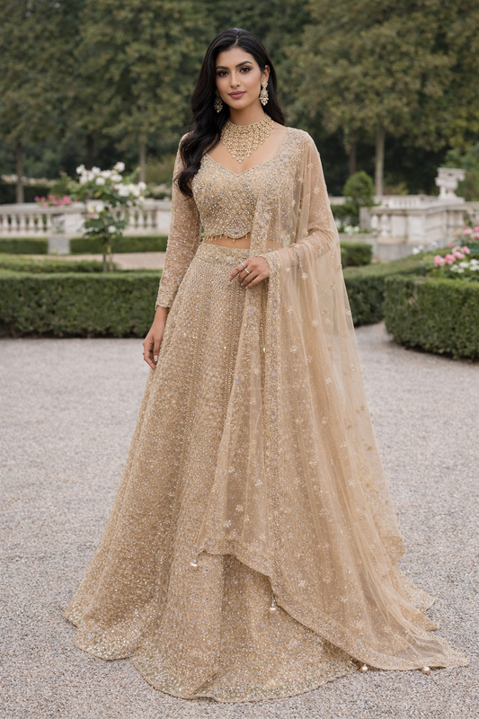 Anaya Fully Stitched Beige