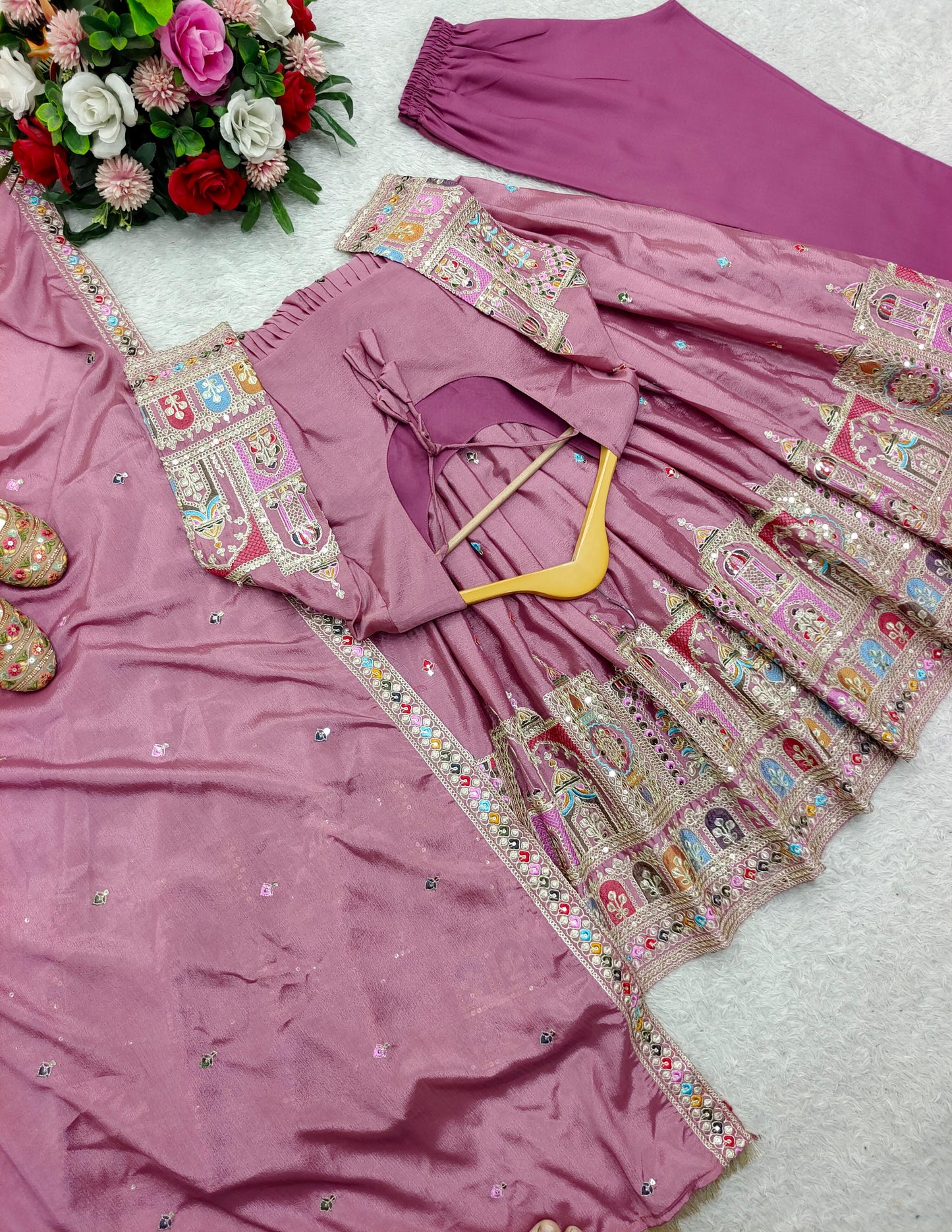 Antara Anarkali Rose