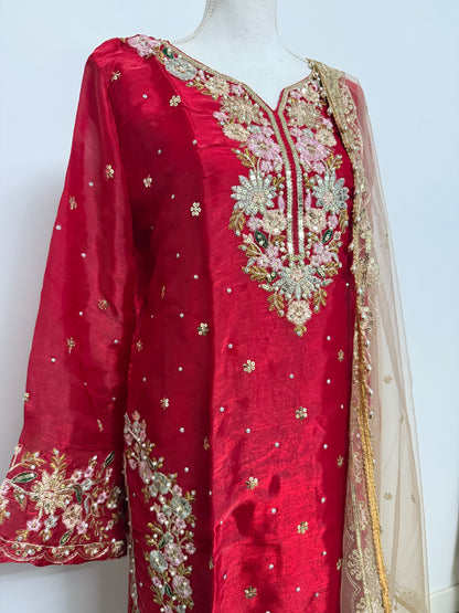 Jashn Sharara Raspberry