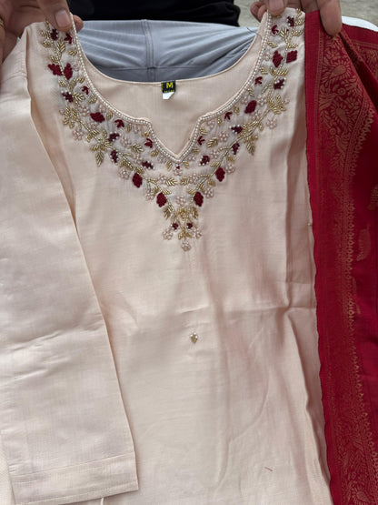 Nila Kurti Set Beige
