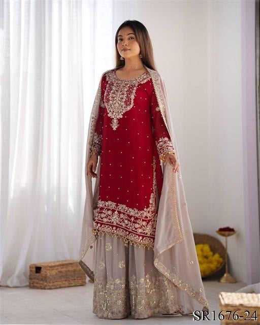 Azaan Gharara/Sharara Magenta