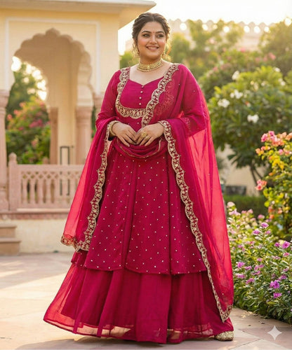 Vina Anarkali Pink
