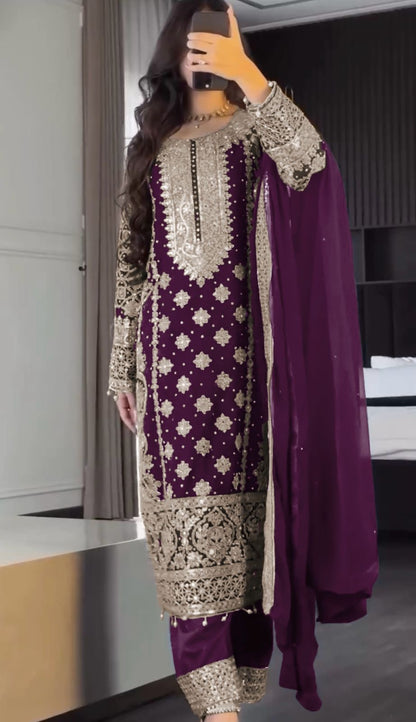 Zariyah Sharara Purple