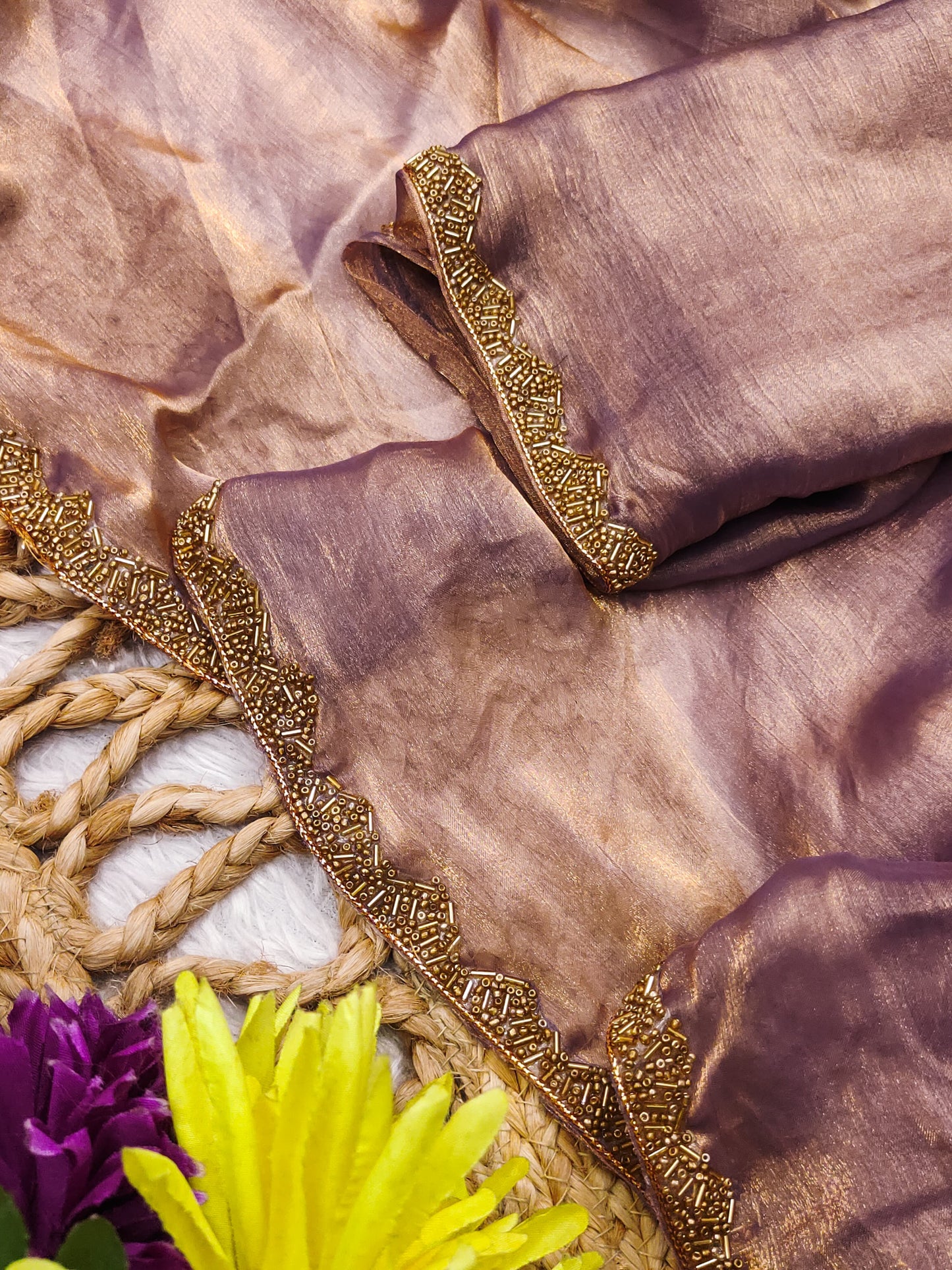 Banu Ready To Wear Saree Purple