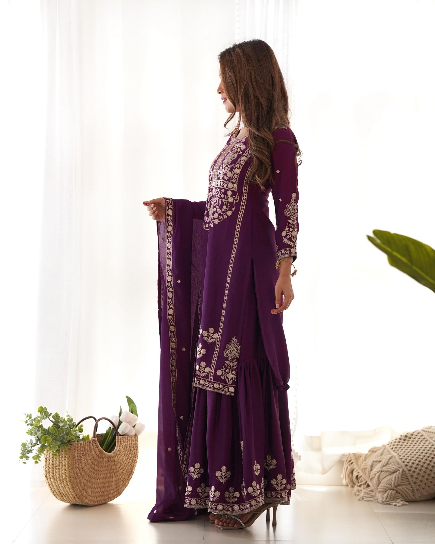 Ayra Sharara Purple