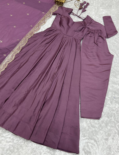 Elegant Light Purple Anarkali