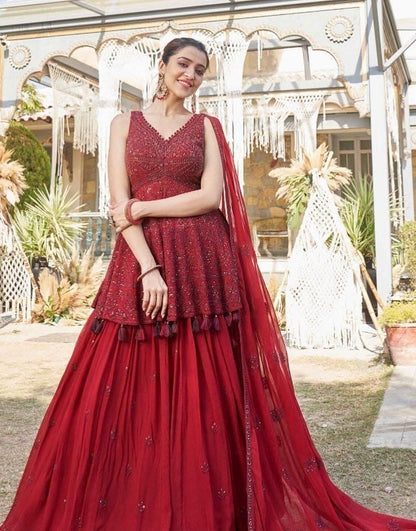 Red Salwar