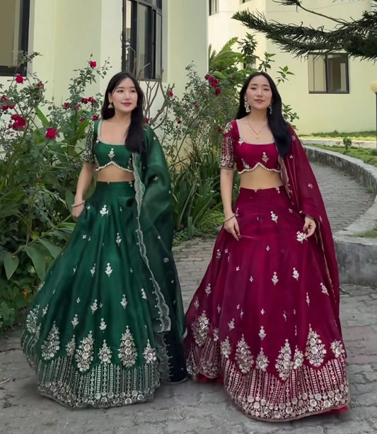 Itcha Unstitched Lehenga