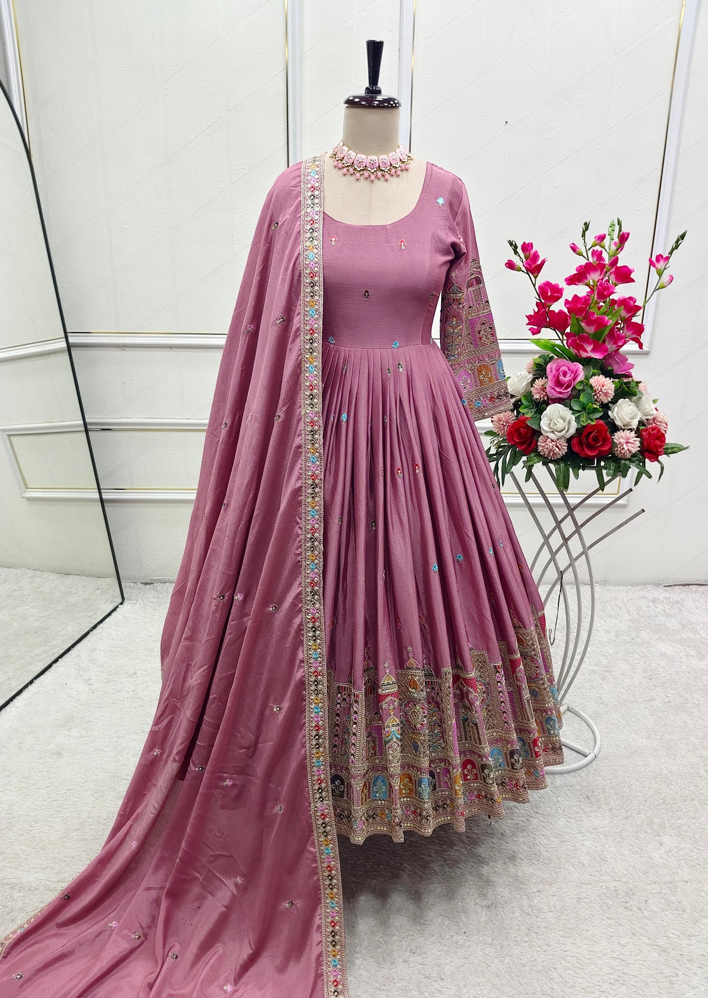 Antara Anarkali Rose