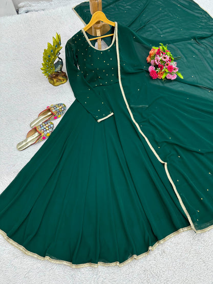 Green Salwar