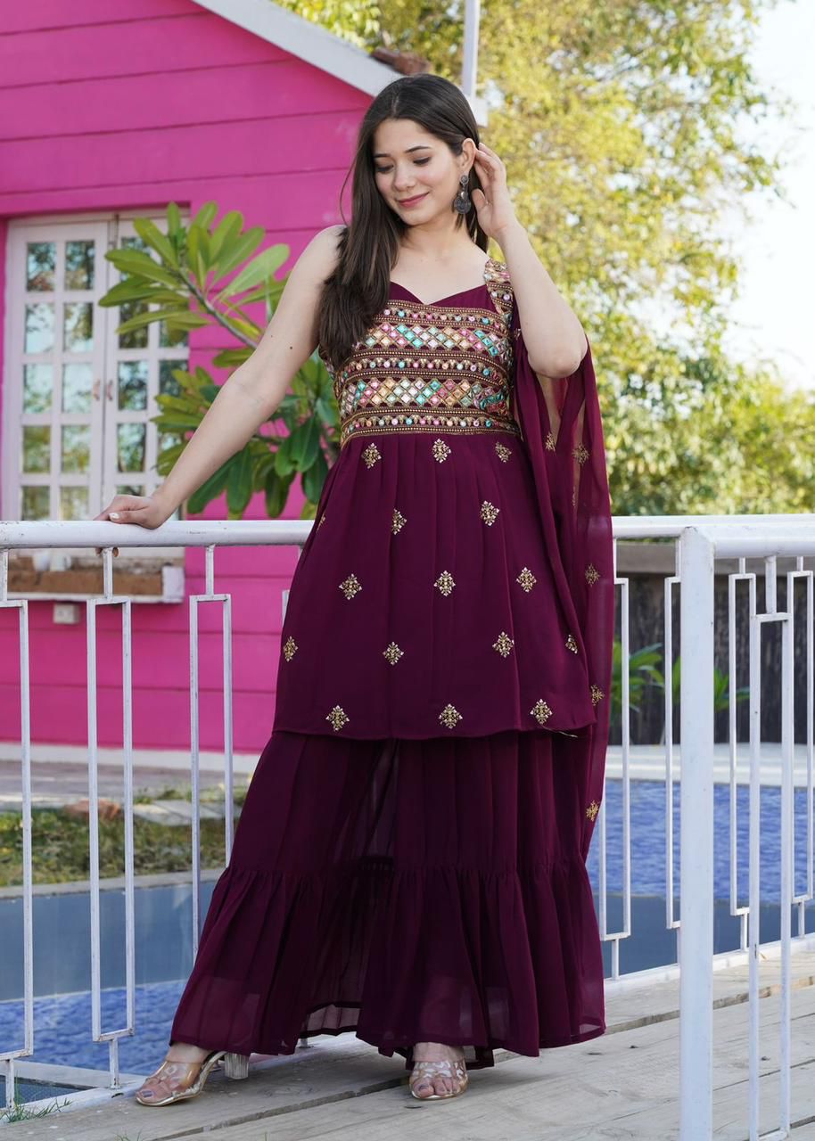 Gharara/Sharara Mulberry