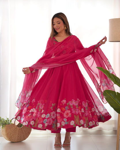 Pink Anarkali