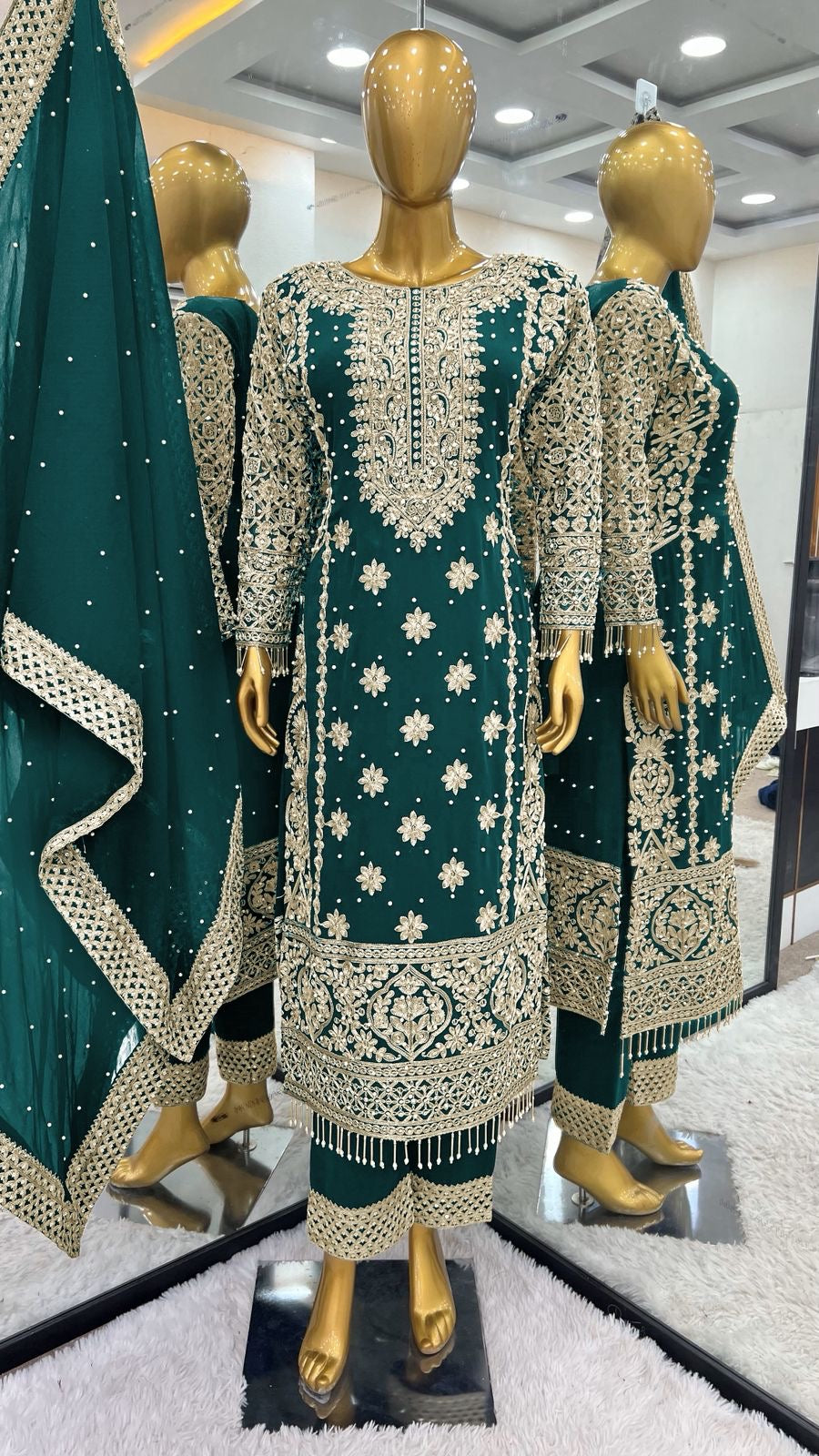 Zariyah Sharara Turquoise