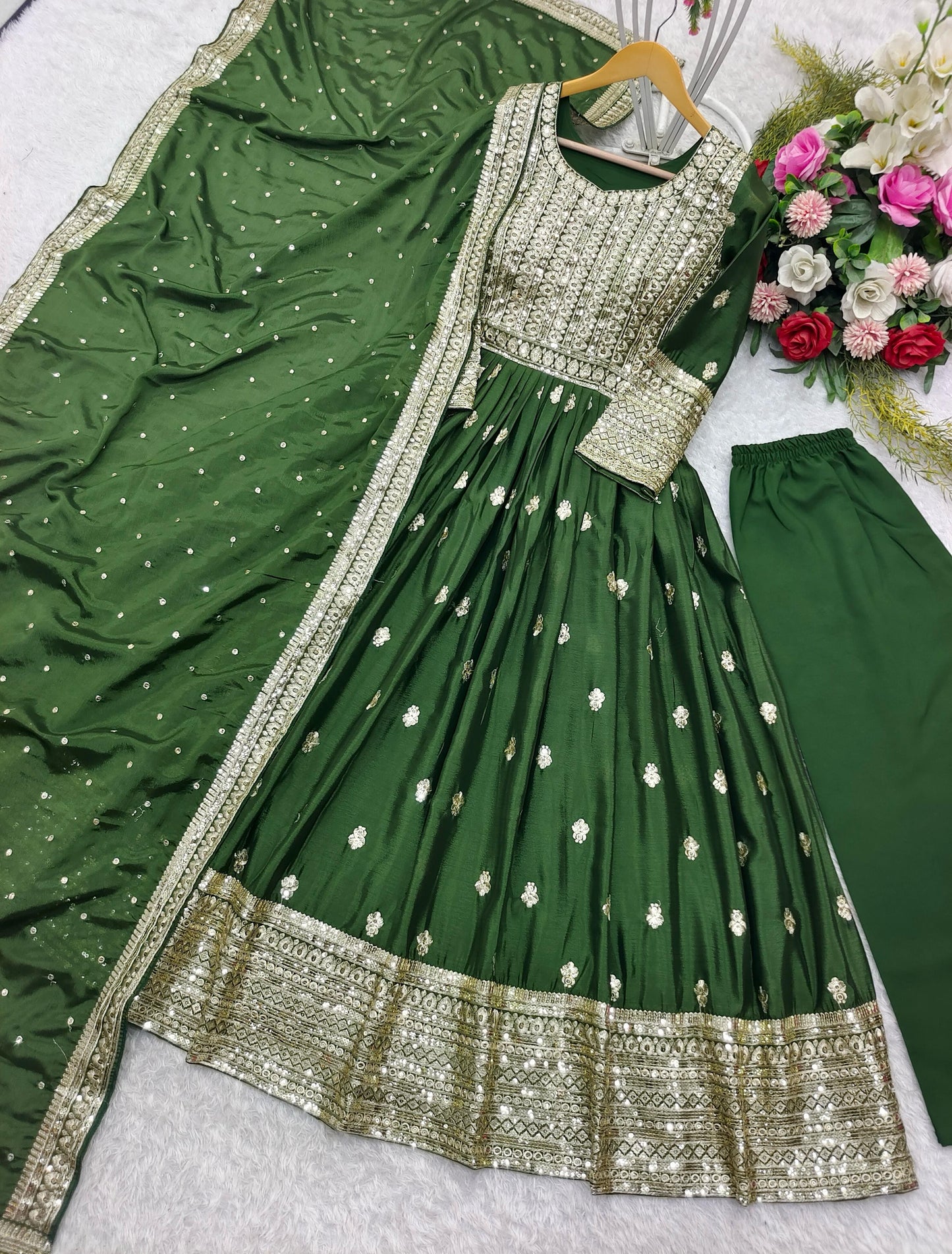 Prithvi Anarkali Green