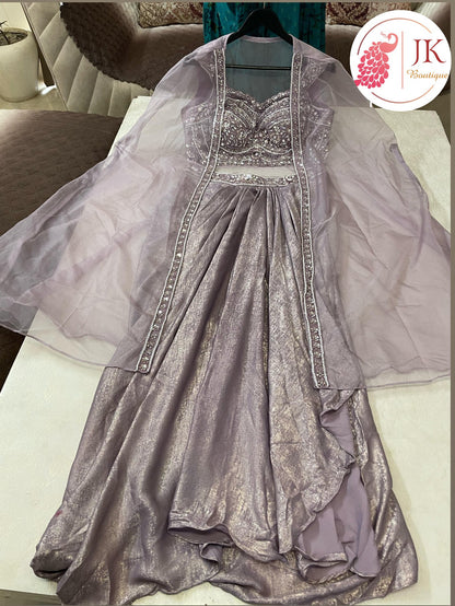 Zainab Fully Stitched Lehenga