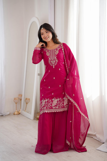 Iniya Sharara Pink