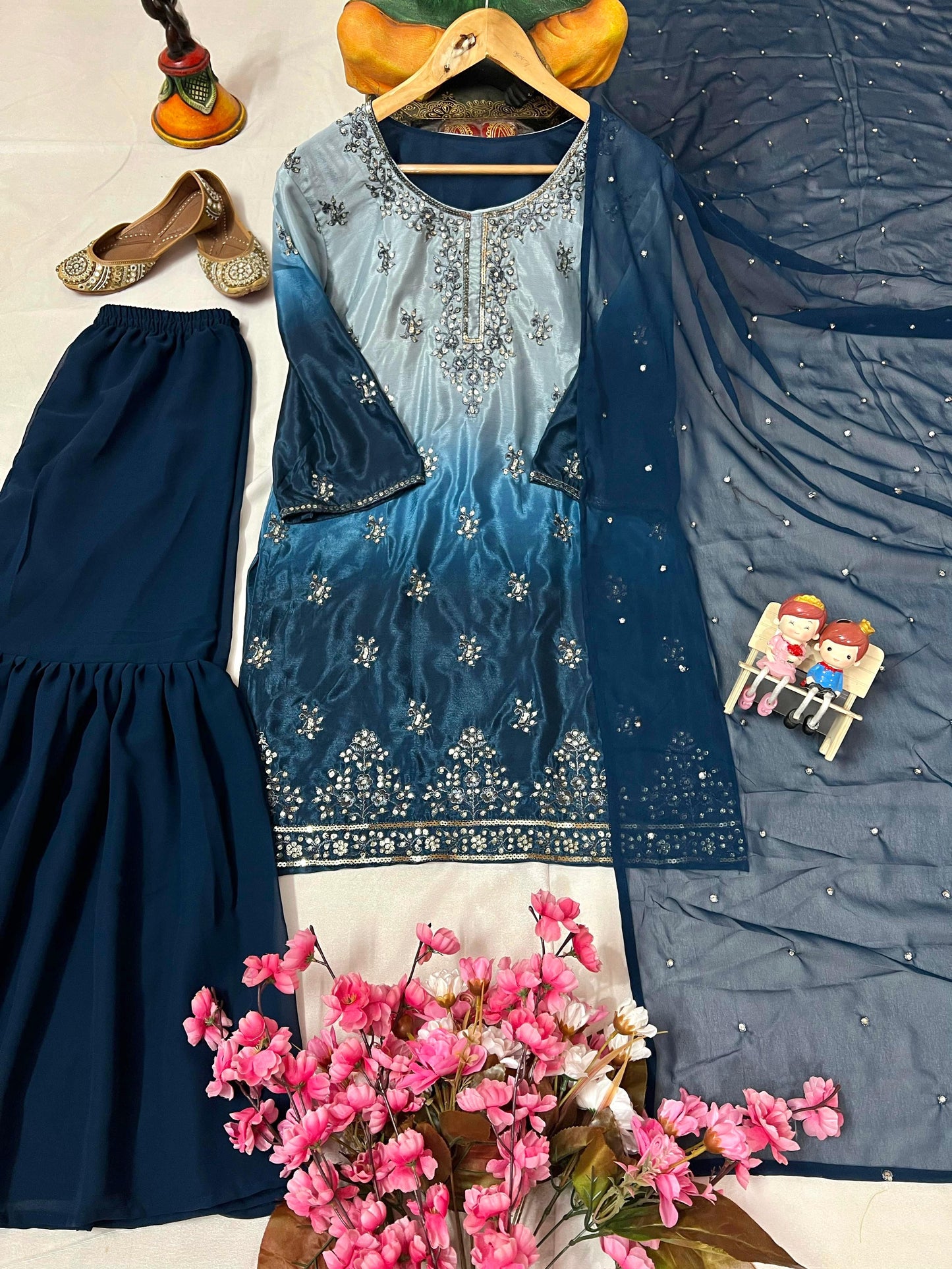 Shalini Sharara/Gharara Blue