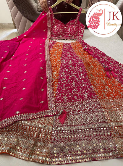 Multi Fully Stitched Lehenga