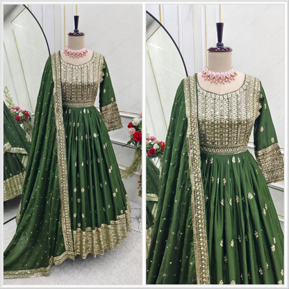 Prithvi Anarkali Green