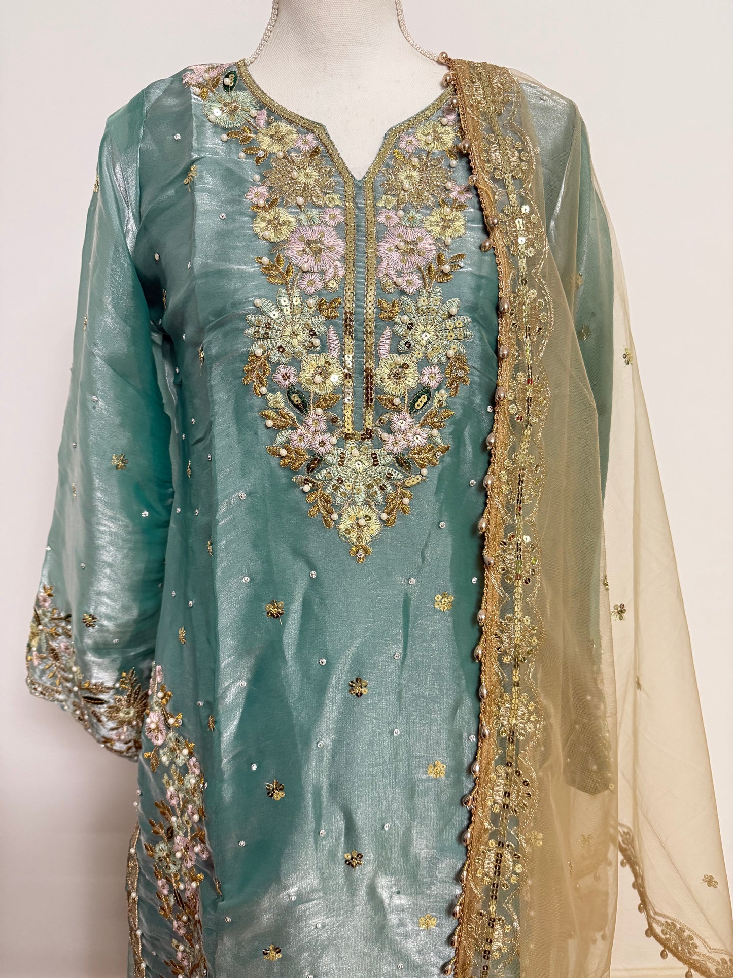 Jashn Sharara Blue