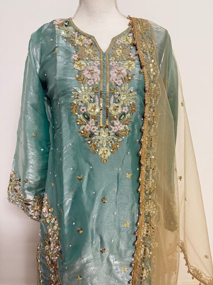 Jashn Sharara Blue