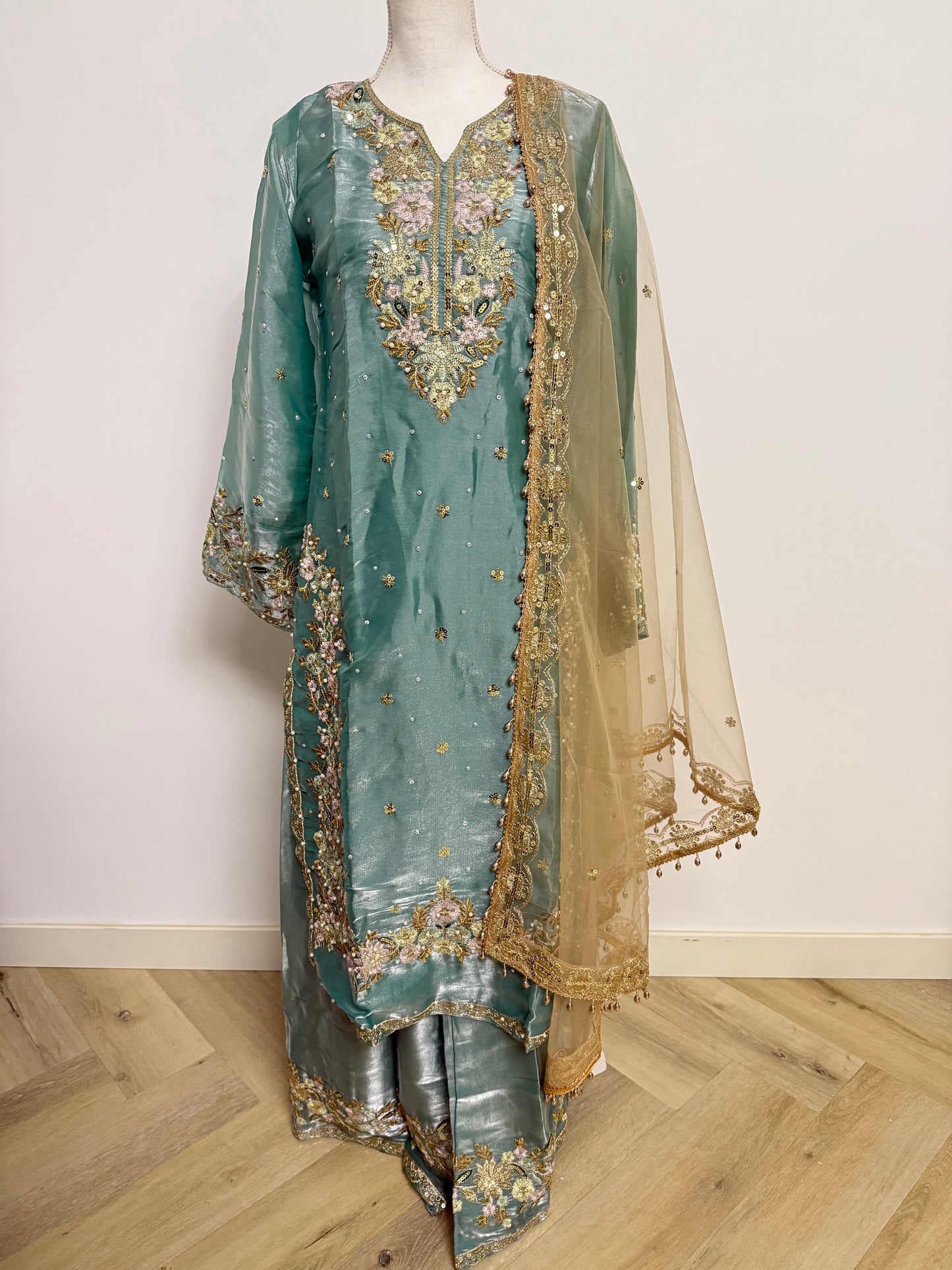Jashn Sharara Blue