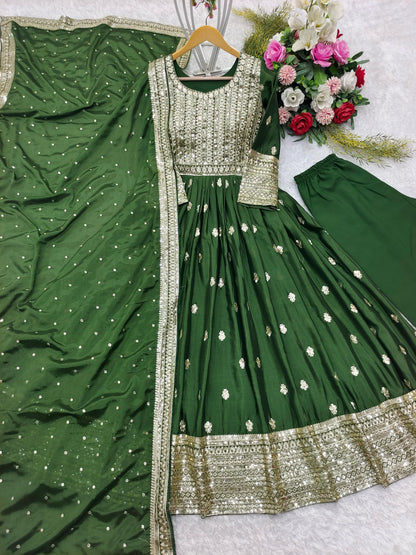 Prithvi Anarkali Green