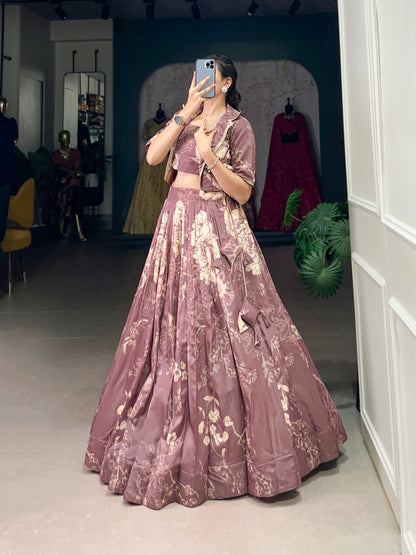 Inaya Fully Stitched Lehenga Rose
