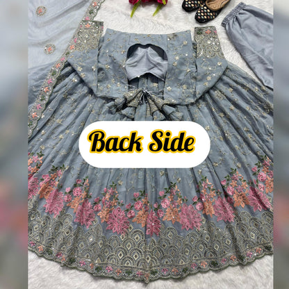 Nalini Anarkali Grey