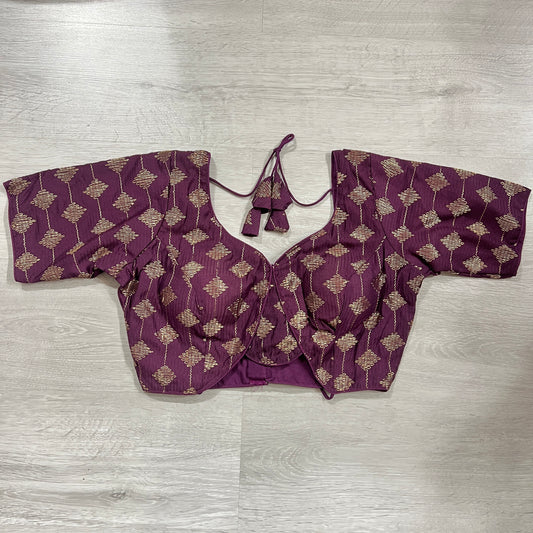 Readymade Blouse Purple