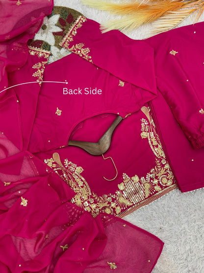Haya Kurti Fuchsia