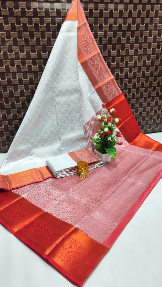 Silk Saree Silver 22