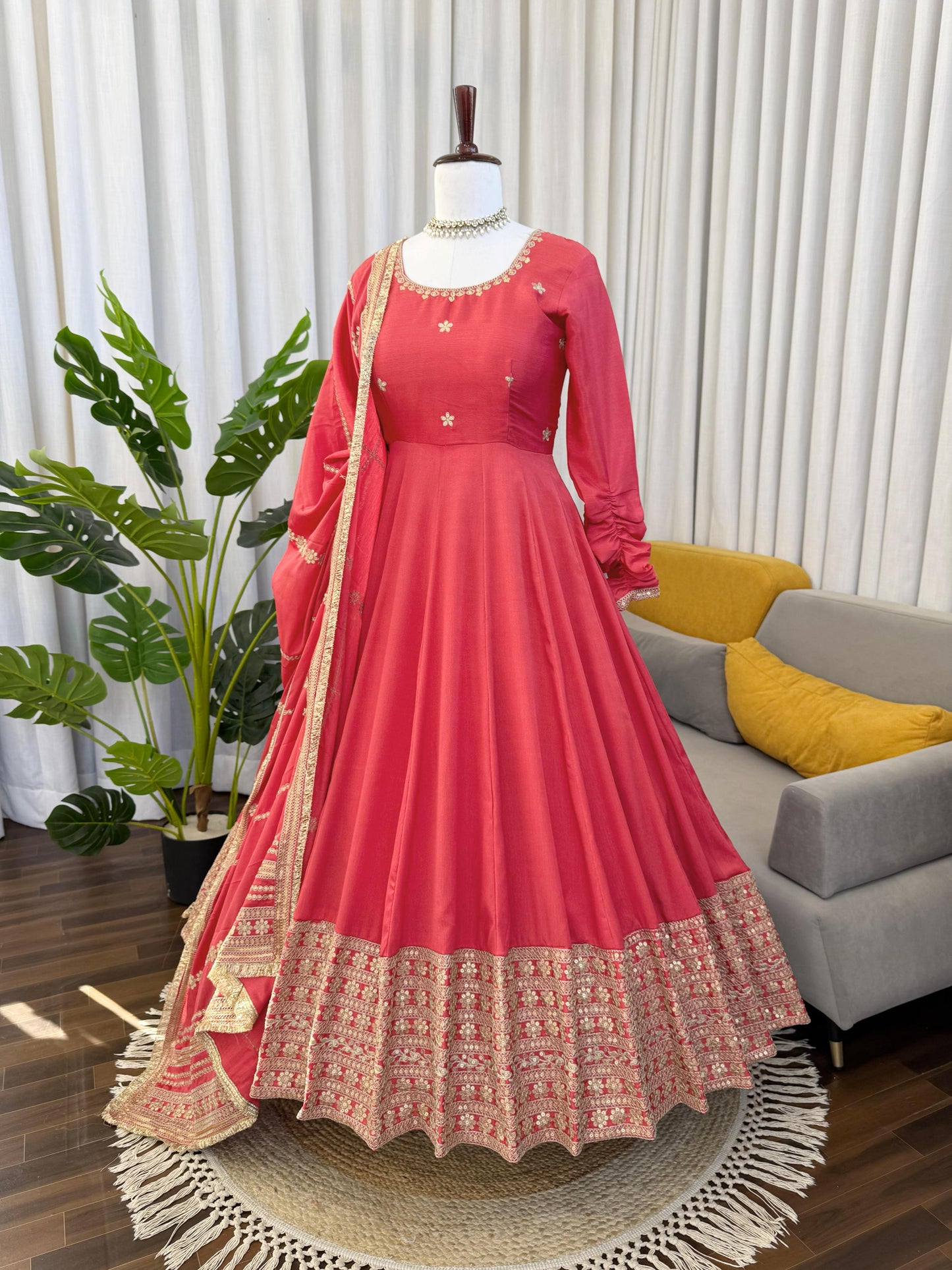 Kavya Anarkali Rose
