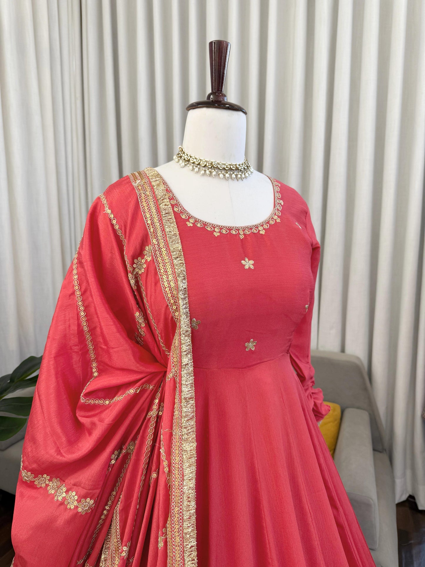 Kavya Anarkali Rose