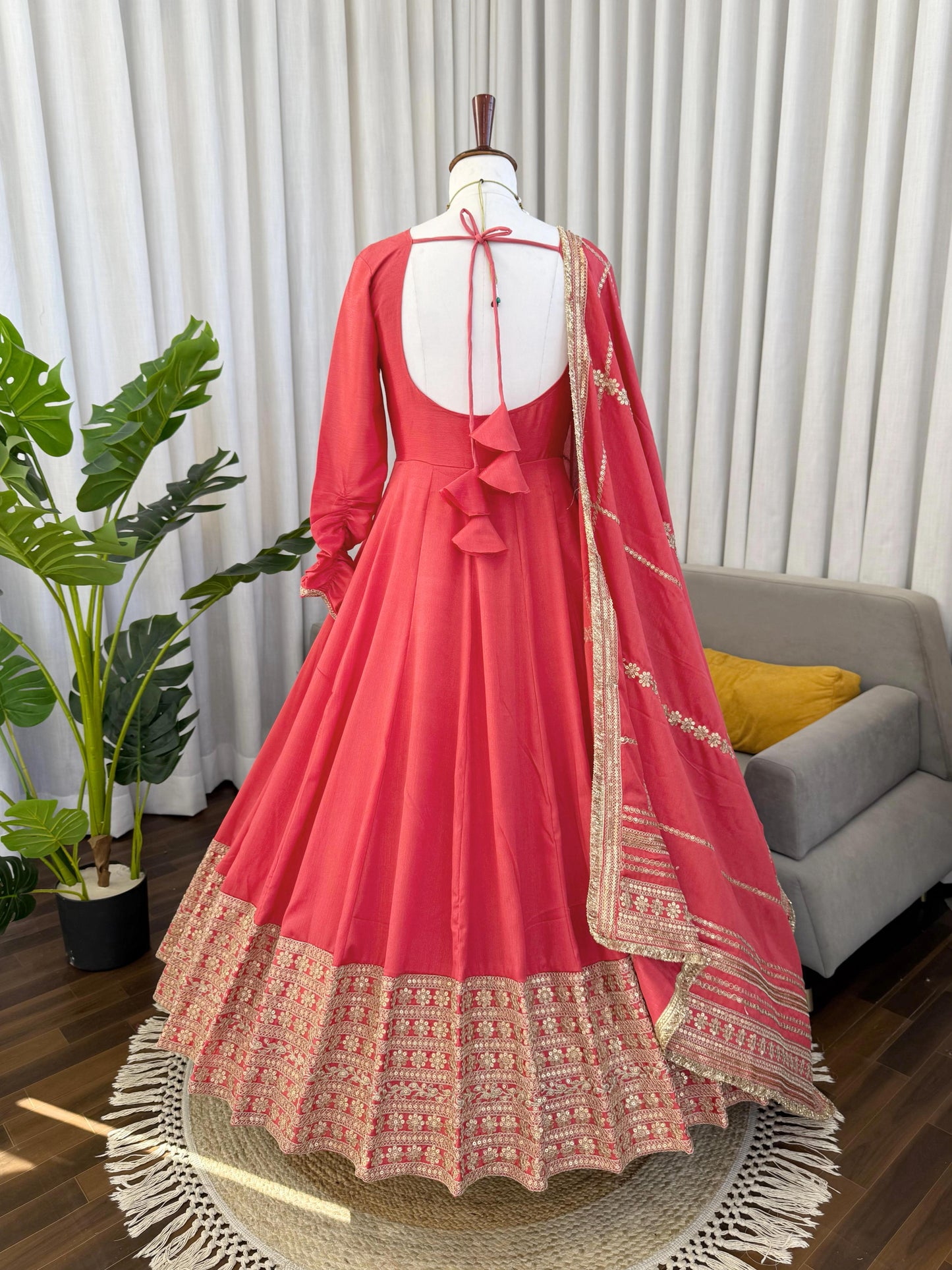 Kavya Anarkali Rose